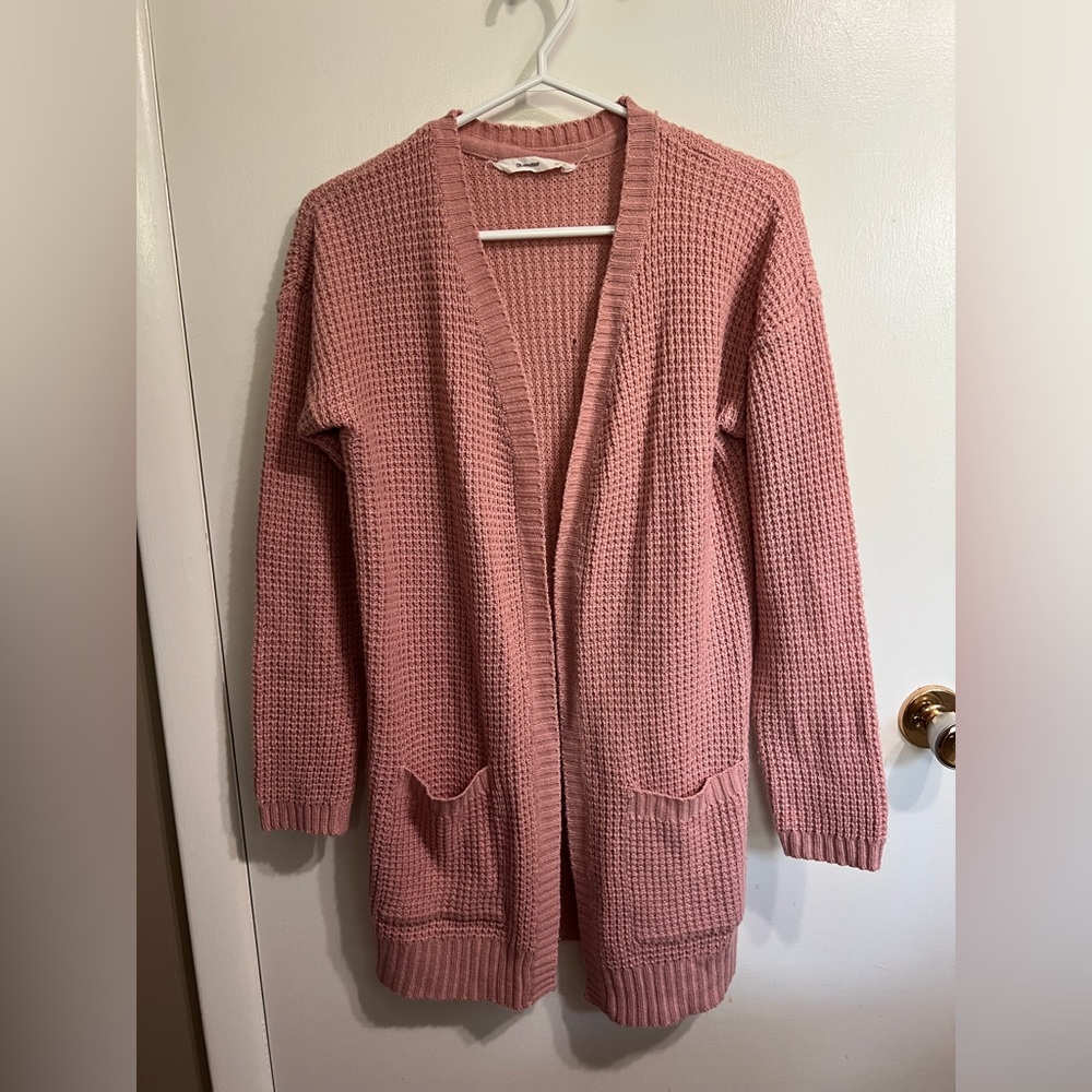Pink Knit Cardigan